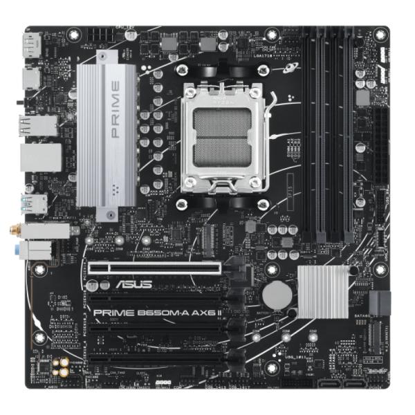 TARJETA MADRE ASUS PRIME B650M-A AX6 II-CSM AM5 MICRO-ATX DDR5 90MB1J90-M0EAYC