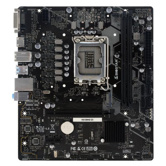 TARJETA MADRE BIOSTAR H610MHD D5 LGA1700 MICRO ATX DDR5