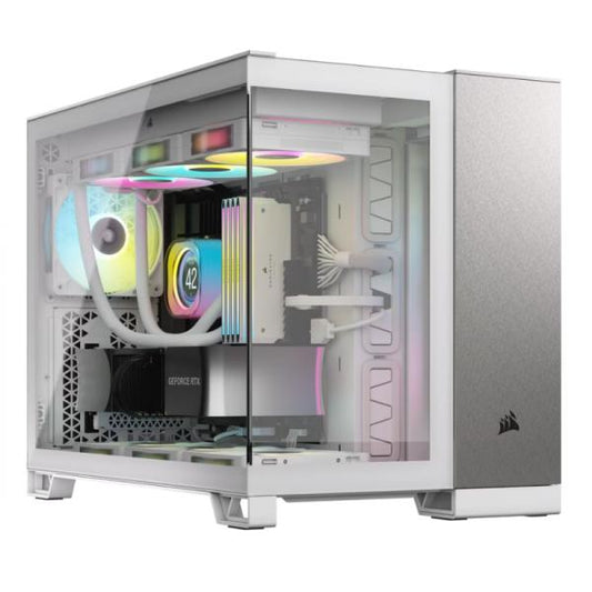 CASE CORSAIR 2500X MID TOWER SIN VENTILACIÓN CON VIDRIO LATERAL Y MALLA FRONTAL CC-9011289-WW