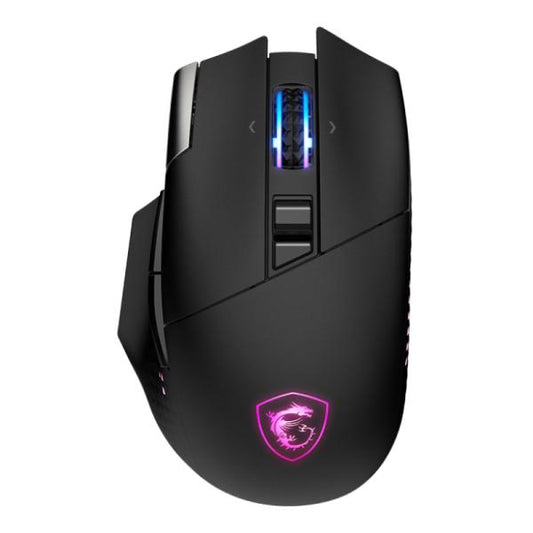 MOUSE GAMING RGB MSI VERSA PRO INALÁMBRICO 2.4 GHZ / BLUETOOTH ALÁMBRICO USB 26000 DPI S12-4301360-CLA