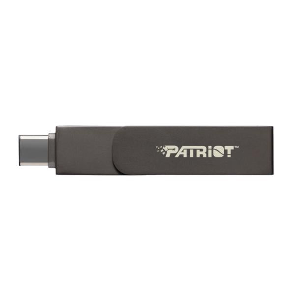 MEMORIA USB 256GB PATRIOT ILUXE STICK USB 3.2 GEN1 TYPE-C / LIGHTNING RESPALDO AUTOMÁTICO MFI IPHONE/IPAD PI256GSKM30CL