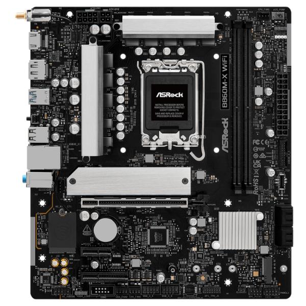 TARJETA MADRE ASROCK B860M-X WIFI LGA1851 MICRO ATX DDR5