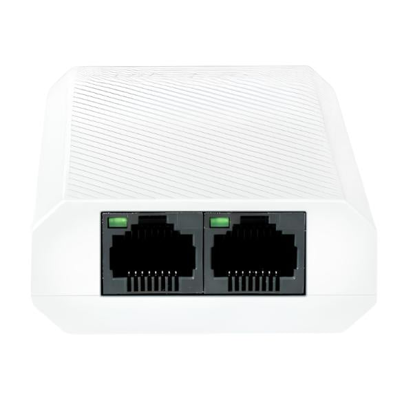 SWITCH POE REPEATER HIKVISION DS-3E0503DP-E/R 1 PUERTO GIGABIT POE IN 2 PUERTOS GIGABIT POE OUT 30 W FAN-FREE