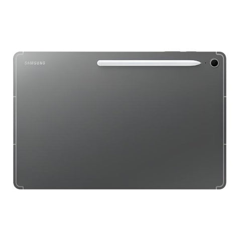 Back view of the TABLET SAMSUNG S10 FE 10 PULG 8GB 128GB ANDROID SM-X520NZAAL15 GRIS with S Pen attached.