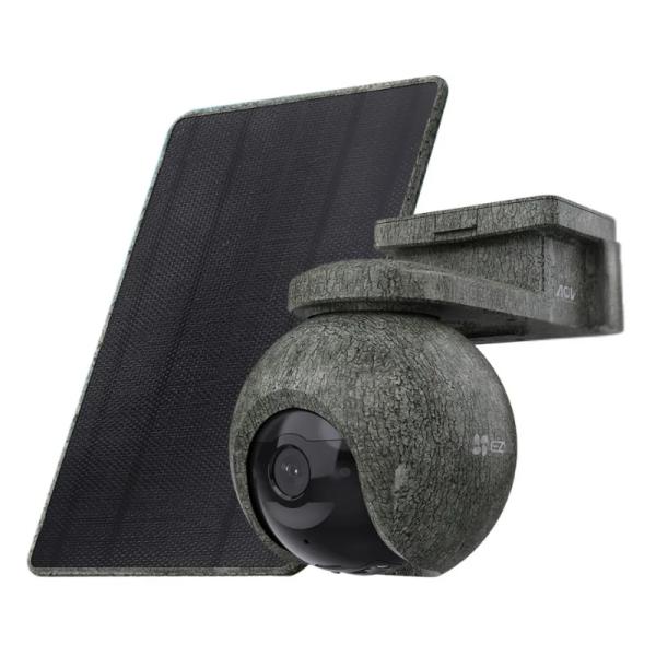 CÁMARA DE SEGURIDAD EZVIZ EB8 PRO RANGER 4G 4K 8MP PT 340° 75° WIFI 6 LENTE 4MM IR 15M PANEL SOLAR 8W