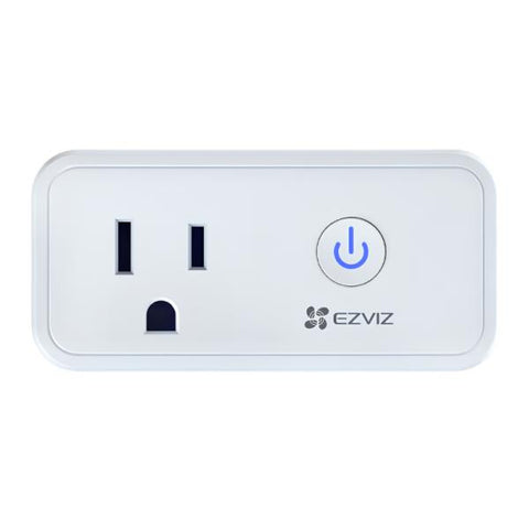 ENCHUFE INTELIGENTE EZVIZ T30 CS-T30-10B-US WIFI 2.4GHZ MONITOREO DE ENERGÍA BLANCO