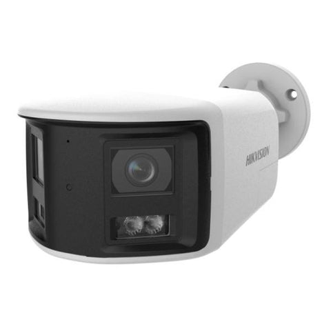 CÁMARA BALA IP WIFI HIKVISION DS-2CFW06-P 6MP PANORÁMICA 180° H.265+ AUDIO BIDIRECCIONAL IR Y LUZ BLANCA 30M IP67