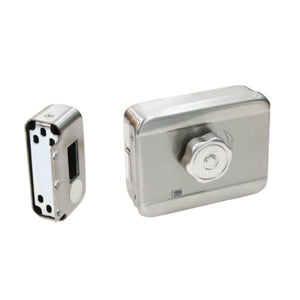 Cerradura eléctrica hikvision ds-k4e100 12v dc acero inoxidable pestillo 20mm
