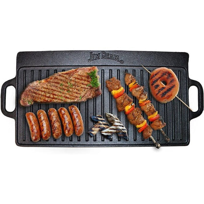 Jim Beam Parrilla | Plancha 50Cm | 20" Hierro Fundido Jb0168