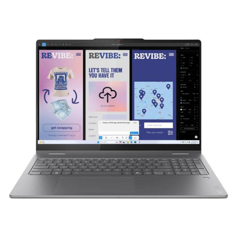 LAPTOP LENOVO YOGA 7I 2-IN-1 16ILL10 16" INTEL CORE ULTRA 7 256V 16GB LPDDR5X 512GB SSD INTEL ARC 140V TOUCH WINDOWS 11 HOME LUNA GREY 83JT0047US