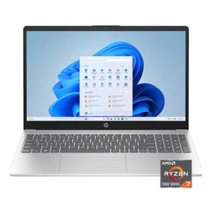 Laptop HP 15-FC0225DX ingles 15.6 pulg touch AMD Ryzen 7 7730U 16GB RAM DDR4 512GB SSD win 11 home D96E6UA#ABA plateado