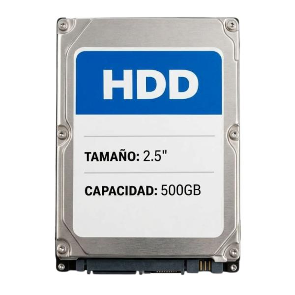 Disco duro HD interno 500GB mix brands MIXBRANDS2.5500GB HDD 2.5 SATA HDMMIXPUL241SAT (pull)