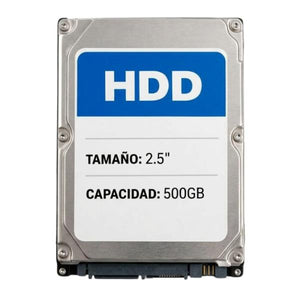 Disco duro HD interno 500GB mix brands MIXBRANDS2.5500GB HDD 2.5 SATA HDMMIXPUL241SAT (pull)
