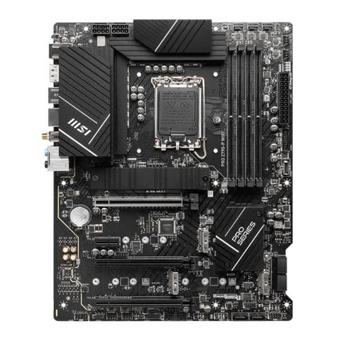 Tarjeta madre MSI pro Z790-P WIFI LGA1700 ATX DDR4 911-7E06-085 negro
