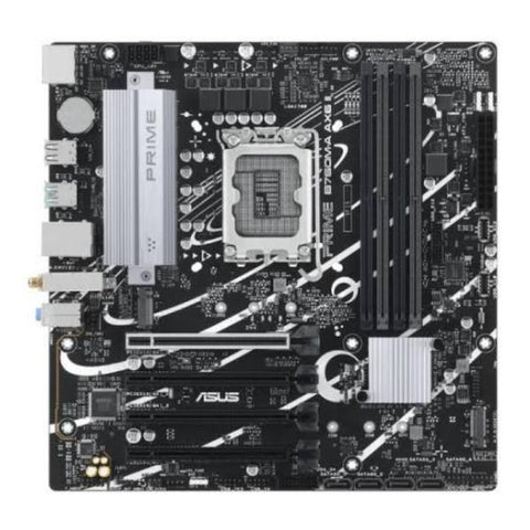 Tarjeta madre ASUS prime B760M-A AX6 ii-gsi LGA1700 micro-atx DDR5 90MB1JH0-MVABY1 negro / blanco