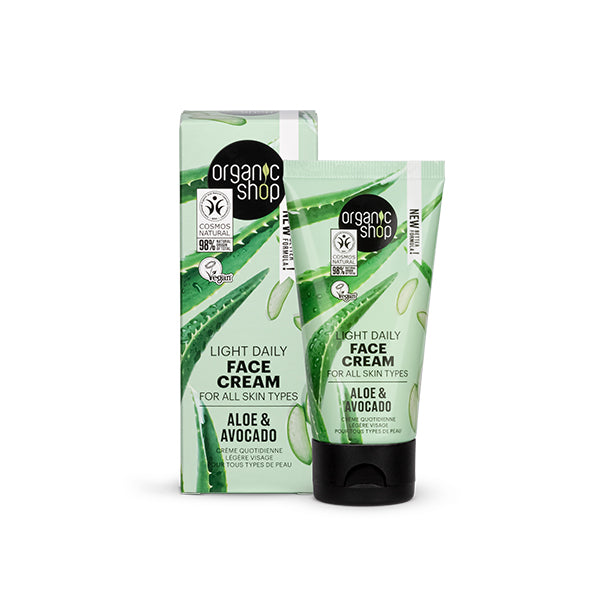 Crema Facial Diaria Aloe Y Aguacate