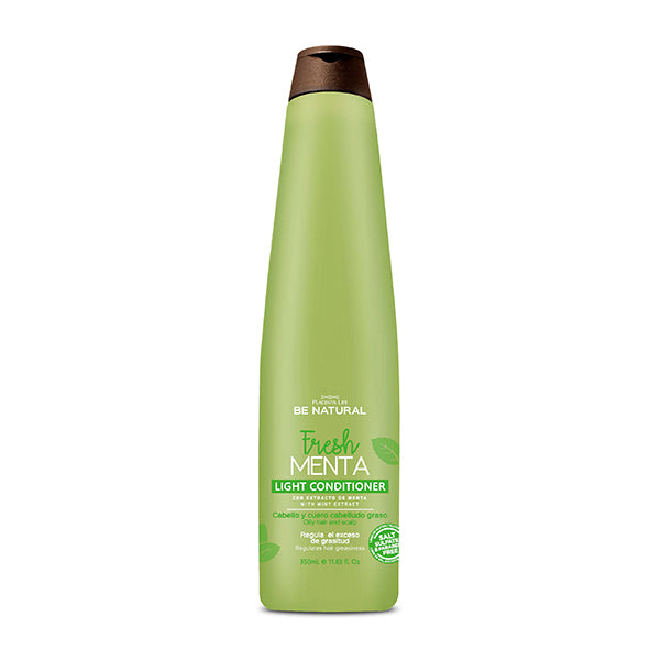 ACONDICIONADOR BE NATURAL FRESH MENTA LIGHT 350 ML PARA CABELLO OLEOSO