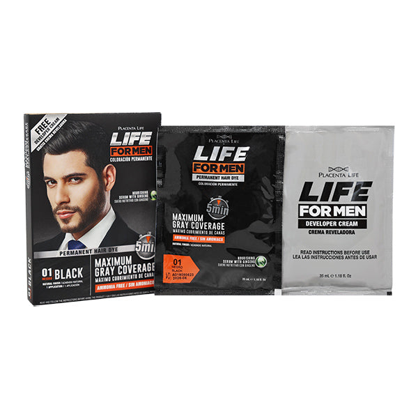TINTE CABELLO LIFE FOR MEN 01 BLACK