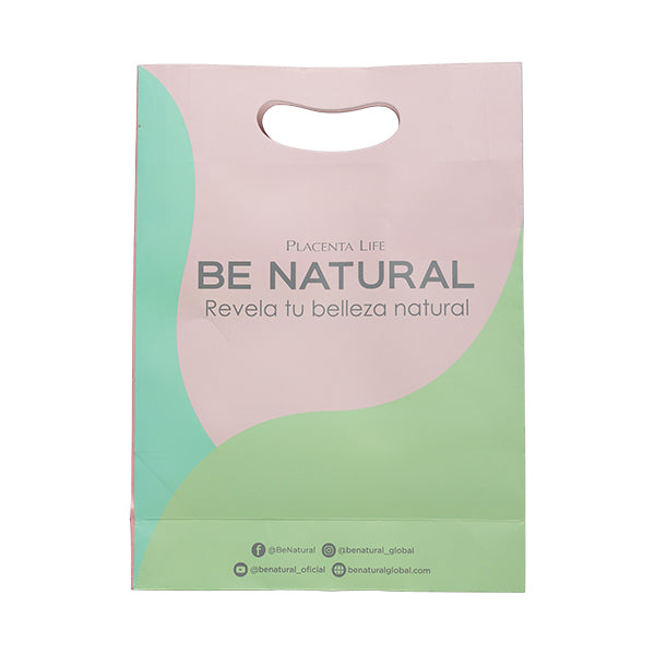 BOLSA REGALO 30X22X8 BE NATURAL