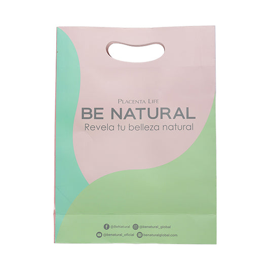 BOLSA REGALO 30X22X8 BE NATURAL