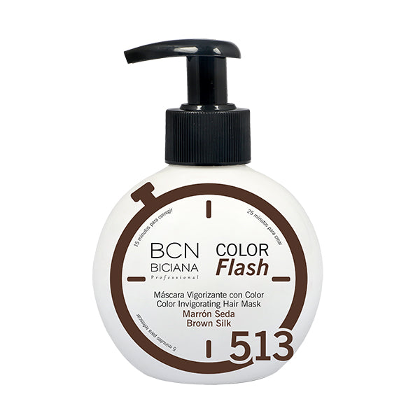 COLOR FLASH MARRON SEDA 513