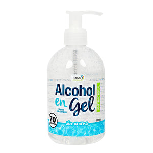 ALCOHOL EN GEL S/AROMA C/VAL 70º