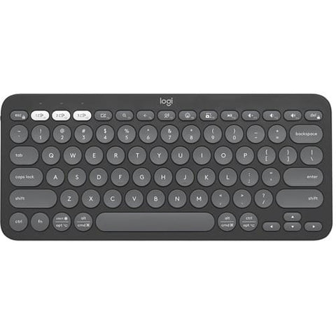 TECLADO LOGITECH PEBBLE KEYS 2 K380S INALÁMBRICO BLUETOOTH SLIM ESPAÑOL GRAFITO