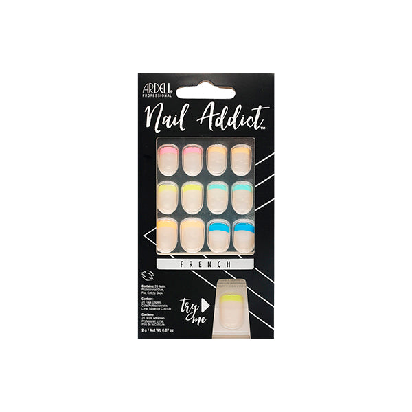 NAIL ADDICT RAINBOW FRENCH