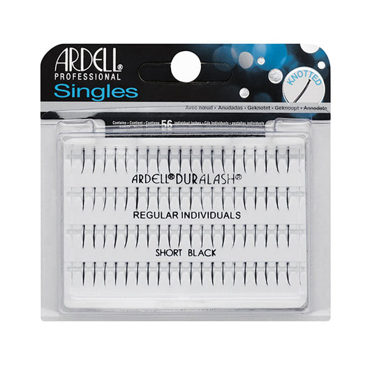 Pestañas Individual Negra Corta