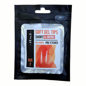 SOFT GEL TIPS SHORT ALMOND 7