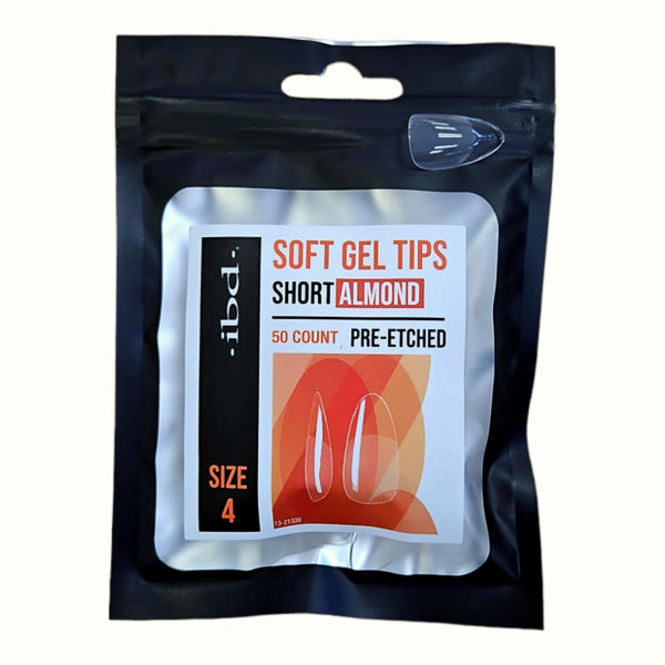 SOFT GEL TIPS SHORT ALMOND 4