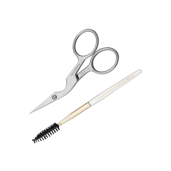 Set Tijera Y Cepillo Para Cejas