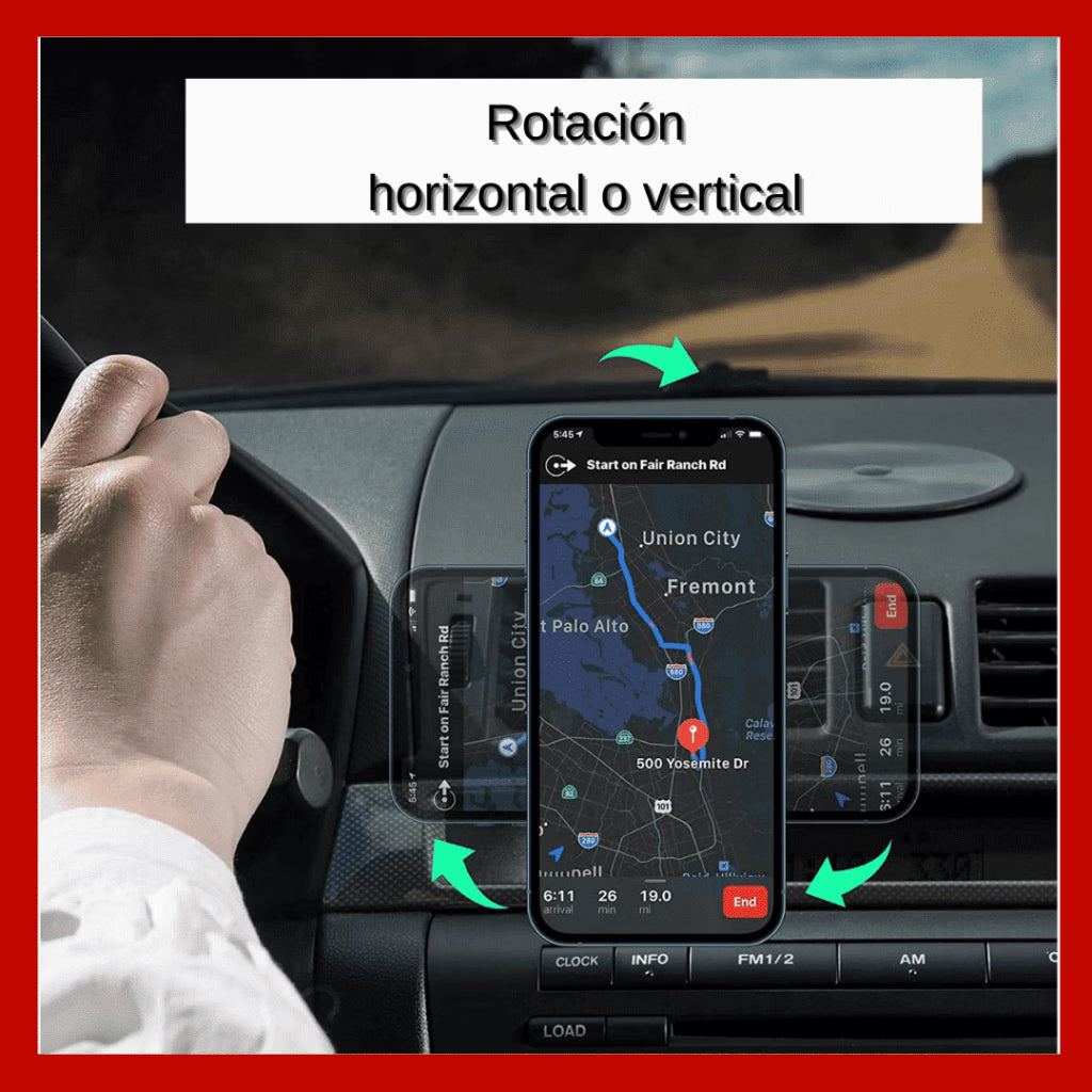 Soporte Para Celular Con Cargador Inalámbrico Para Carro- Hold Car