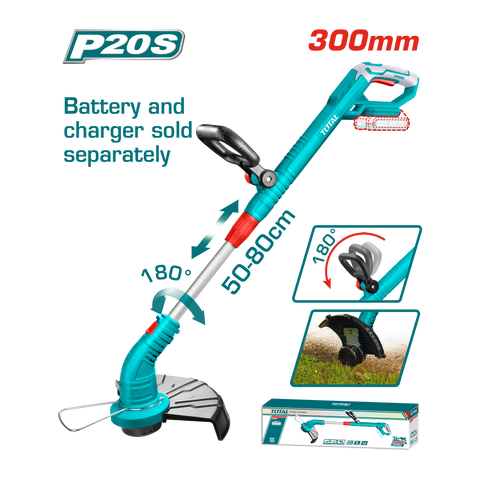 HE/ORILLADORA TOTAL NYLON 20V LITIO S/BATER TGTLI20018