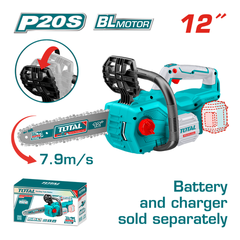 HE/MOTOSIERRA TOTAL 20V BL 12" S/BAT TGSLI20128 TGSLI20126