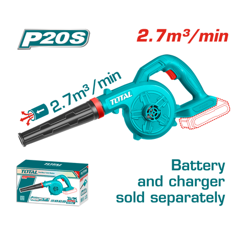 HE/SOPLADORA TOTAL 20V S/BAT 9000-18000RPM TABLI20028 TABLI2078