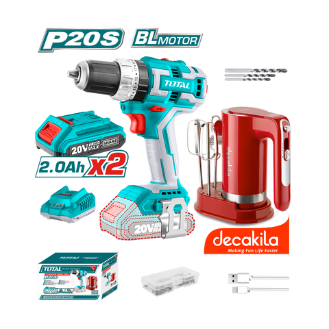 HE/COMBO TOTAL 20V 2PC TALAD+BATIDORA LITIO UTOSLI23062 P