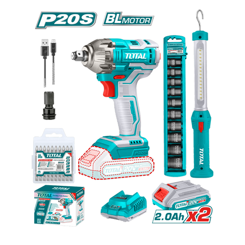 HE/COMBO TOTAL 20V 2PC PIST IMP+LINTERNA UTOSLI23048 UTOSLI23056