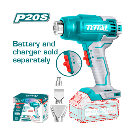 HE/PISTOLA CALOR TOTAL 20V S/BATERIA TBLI2002 TBLI2008