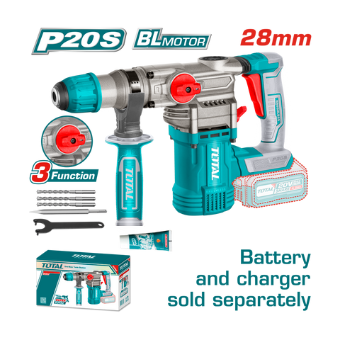 HE/ROTOMARTILLO TOTAL 20V 28MM S/BAT TRHLI20288 TRHLI20286