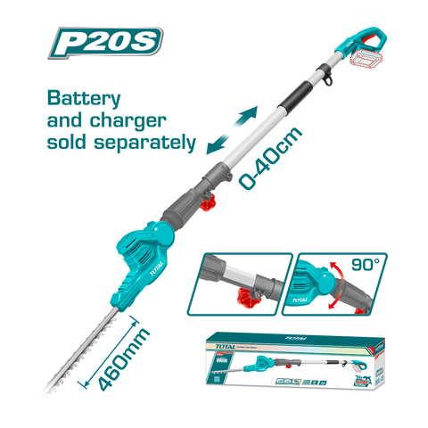 HE/CORTACETOS TOTAL 20V 18" S/BAT EXT 2.4MT TPHT201601