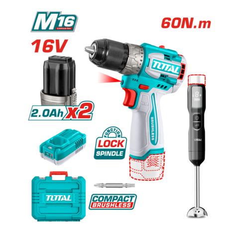 HE/COMBO TOTAL 16V 2PC TALAD+LICUADORA UTCKLI1628