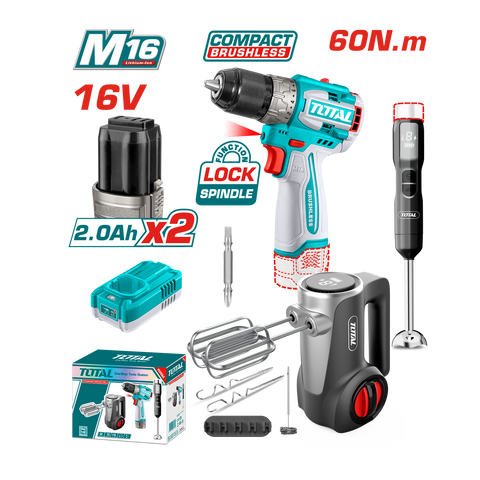HE/COMBO TOTAL 16V 3PC TALAD+BATIDOR+LICUAD UTCKLI1638