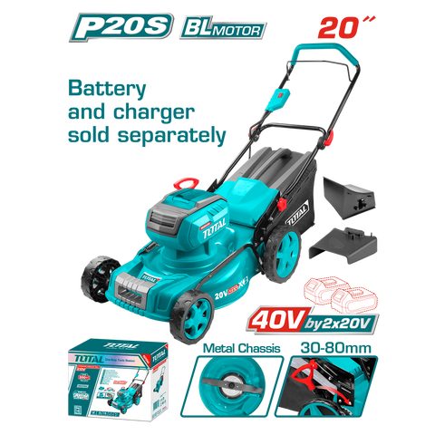 HE/MAQUINA CORTAR ZACATE TOTAL 40V 5.0 AH S/BAT TLMLI4020