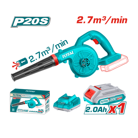 HE/SOPLADORA TOTAL 20V 18000RMP 1 BAT UTABLI200281 UTABLI20781