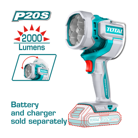 HE/LINTERNA TOTAL 20V 2000LUM S/BAT TWLI2088 TWLI20885