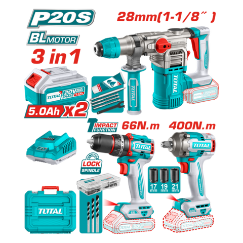 He/combo total 20v 3pc rotom+pist imp+talad utckli20638