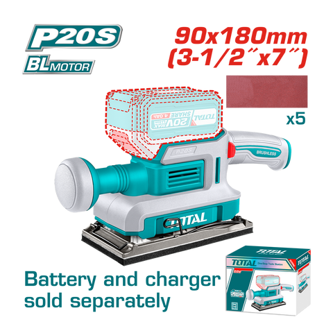 HE/LIJADORA VIBRACION TOTAL 20V S/BAT TFSLI2031