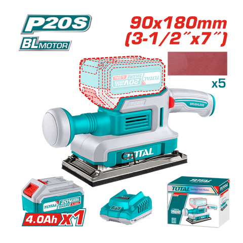 HE/LIJADORA VIBRACION TOTAL 20V C/BAT UTFSLI20311 UTFSLI20313