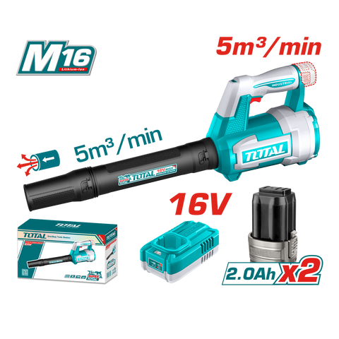 HE/SOPLADORA TOTAL 16V C/2BAT 1300RPM UTABLI168082